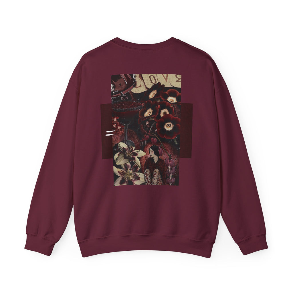 Leopard Dark Floral Crewneck Sweatshirt