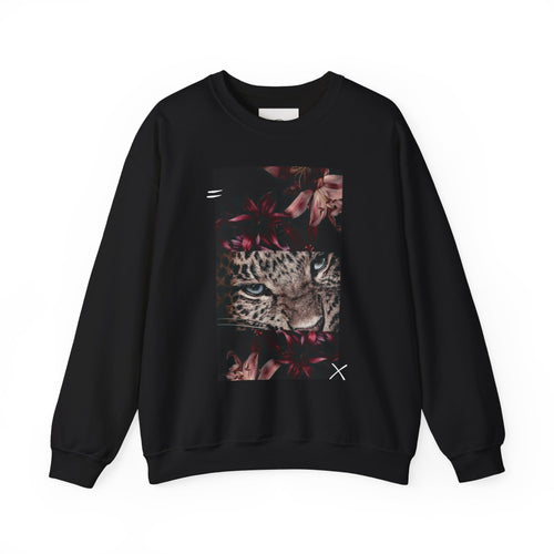 Leopard Dark Floral Crewneck Sweatshirt