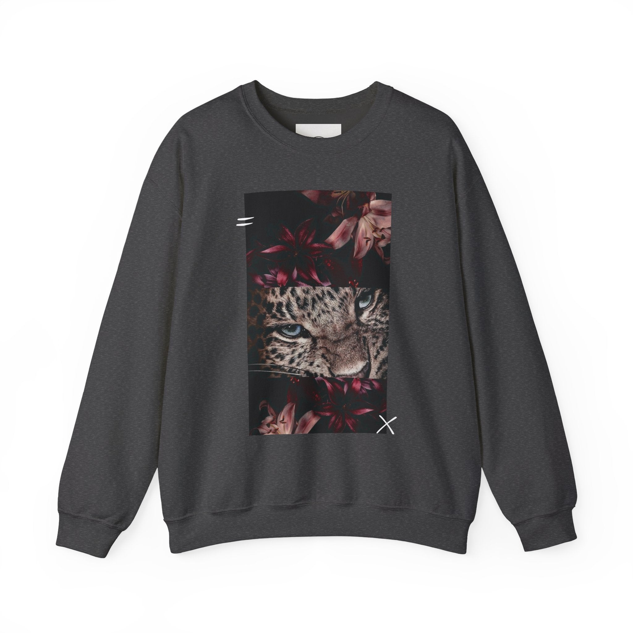 Leopard Dark Floral Crewneck Sweatshirt