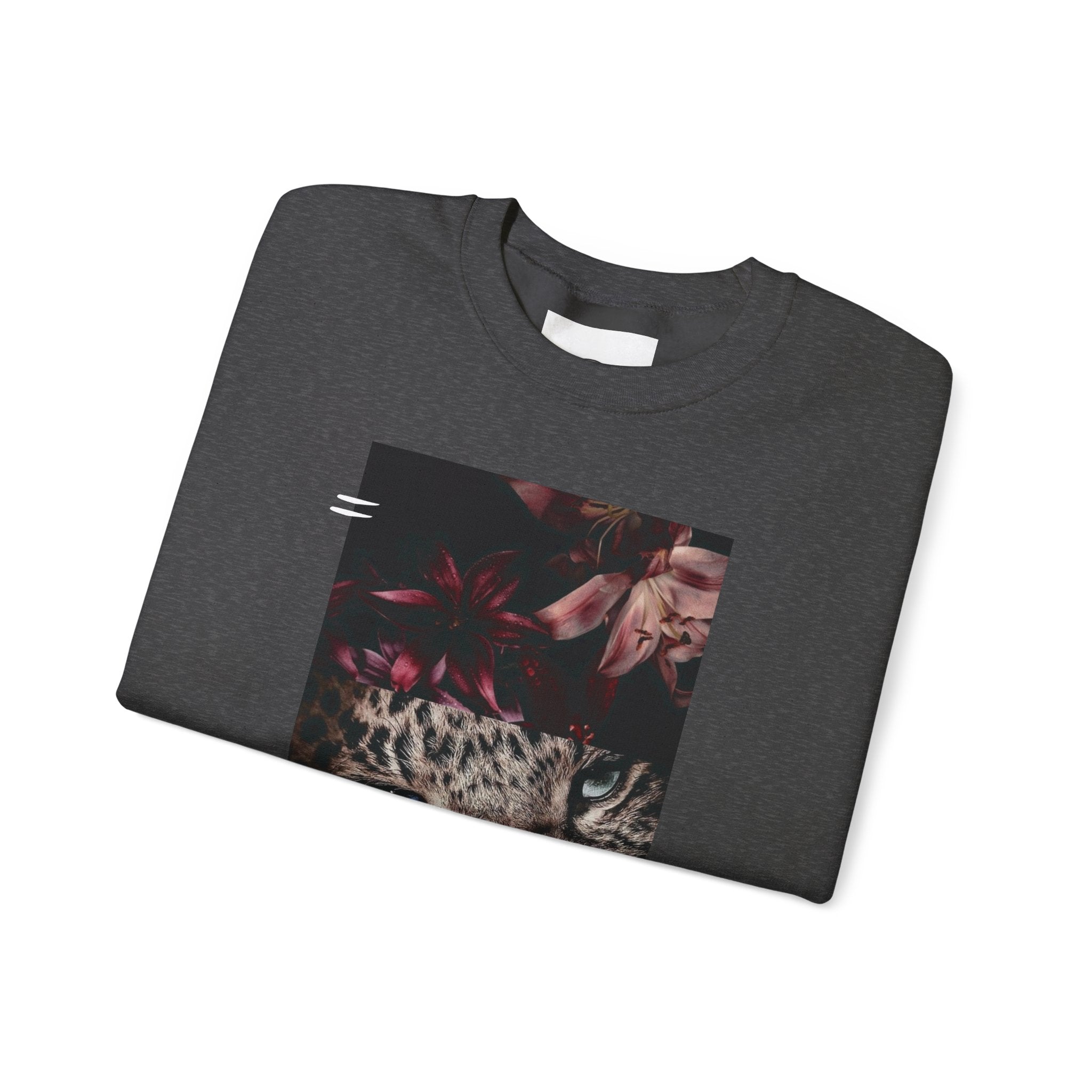 Leopard Dark Floral Crewneck Sweatshirt