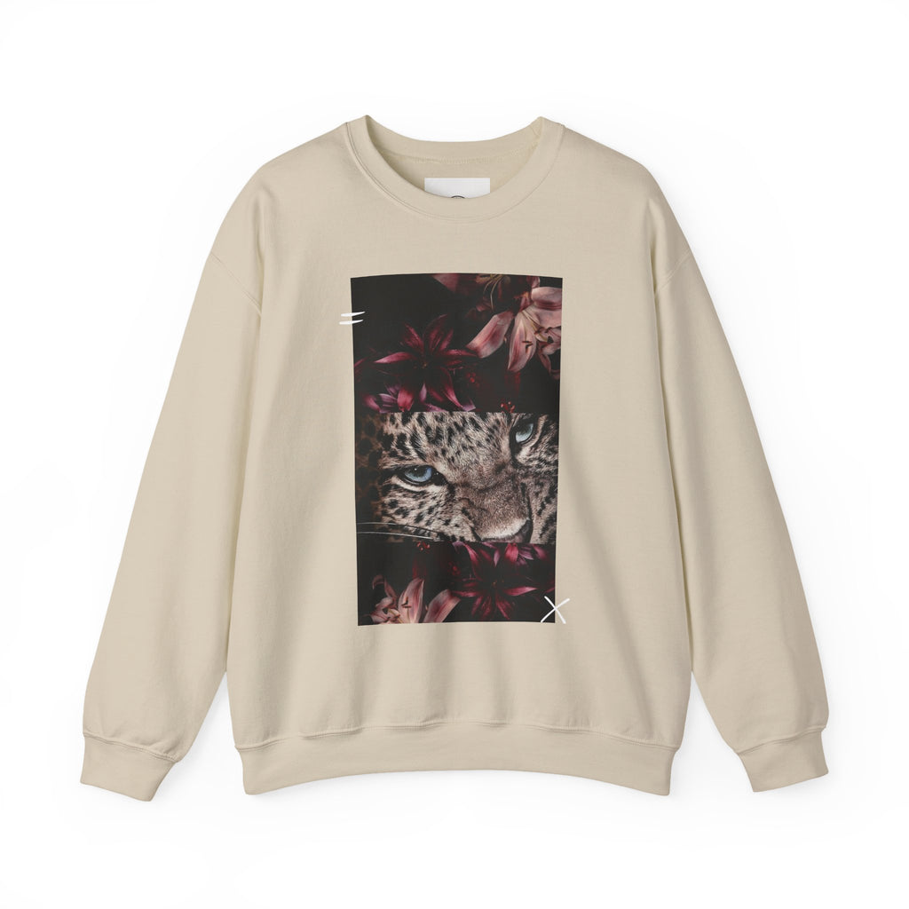 Leopard Dark Floral Crewneck Sweatshirt