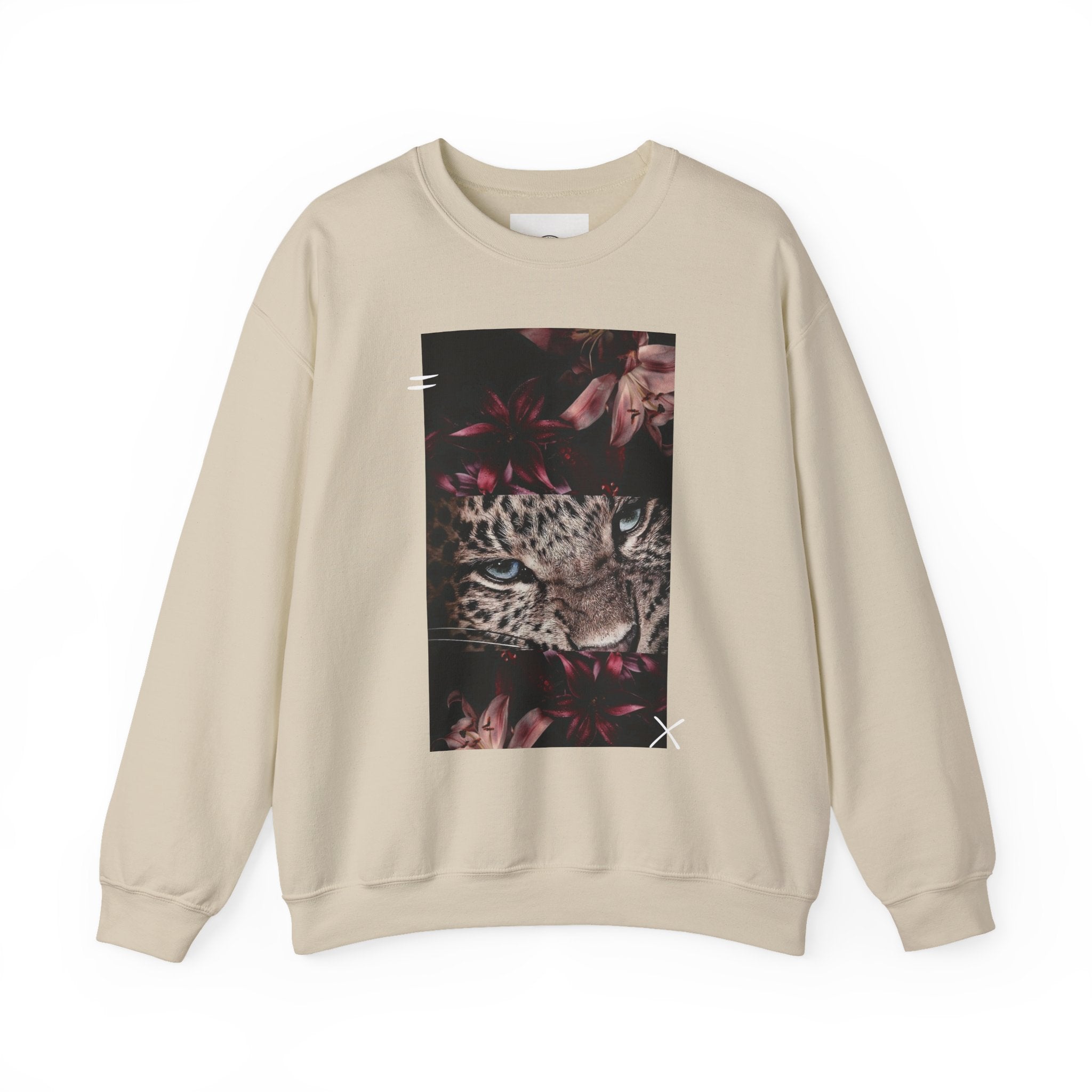Leopard Dark Floral Crewneck Sweatshirt