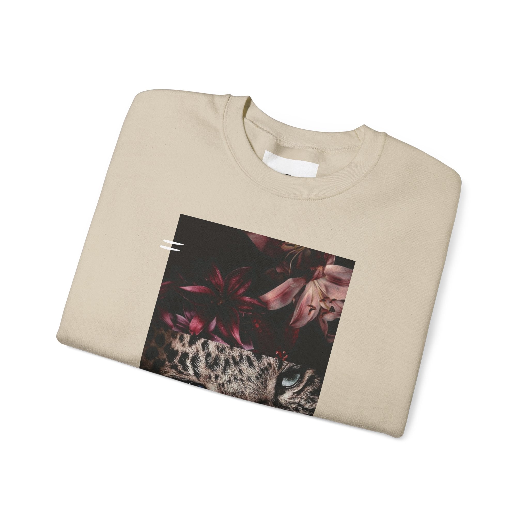 Leopard Dark Floral Crewneck Sweatshirt