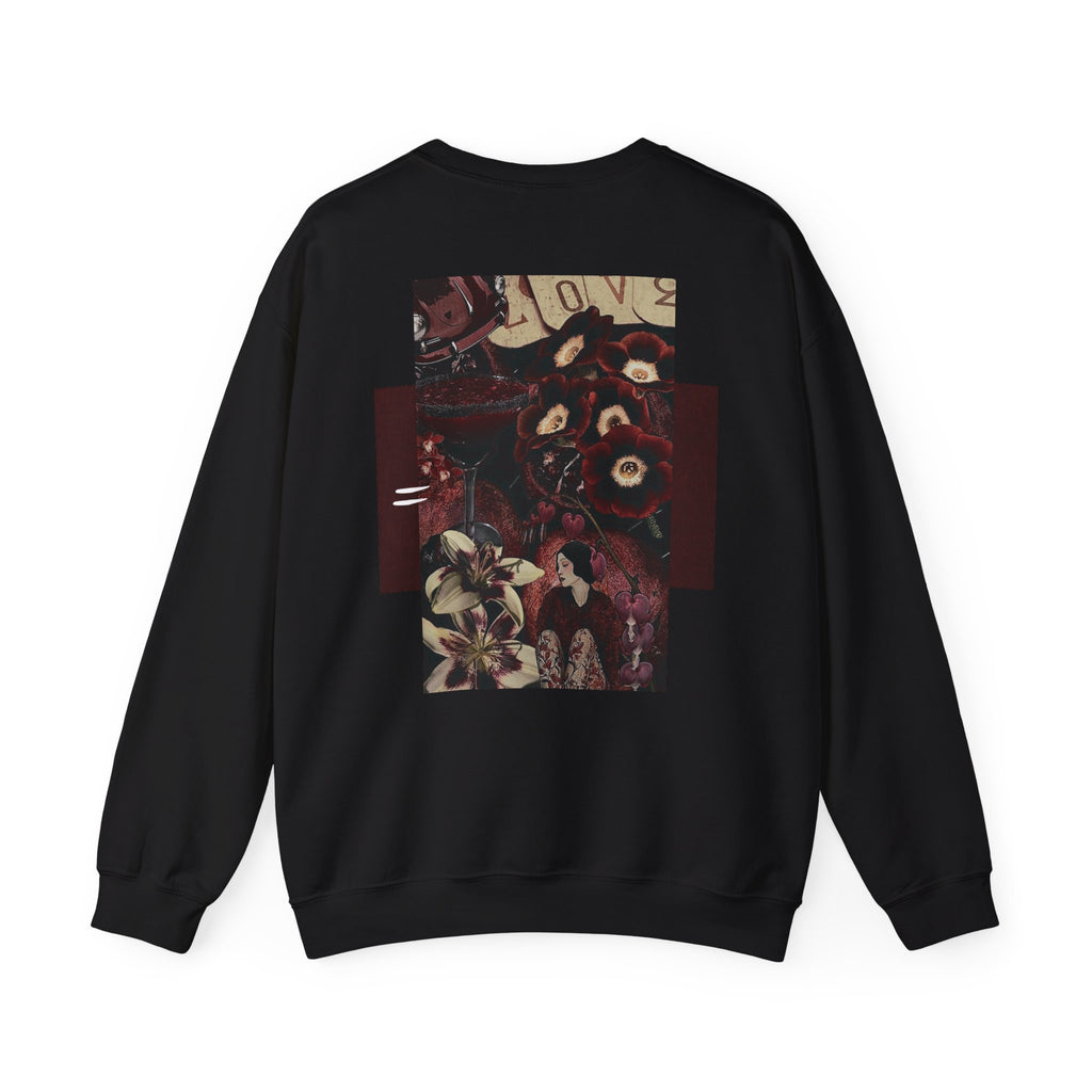 Leopard Dark Floral Crewneck Sweatshirt